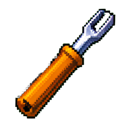 Flathead Screwdriver — 256×256 pixel art sprite