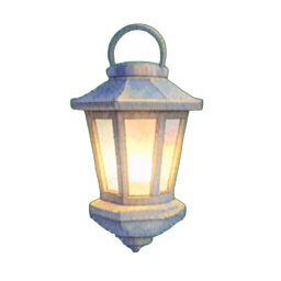 Récipient de lanterne flottante — sprite pixel art 256×256