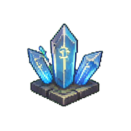 Floating Rune Sigil — 256×256 pixel art sprite