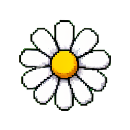Margarida (16-bit) — sprite pixel art 256×256