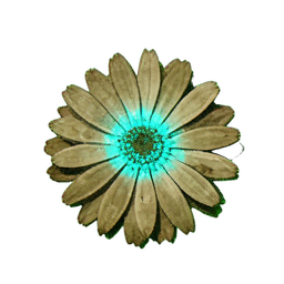 Flower Daisy (Atmospheric) - 256x256 pixel art sprite