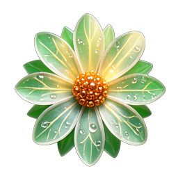 Flower Daisy (HD-2D) - 256x256 pixel art sprite