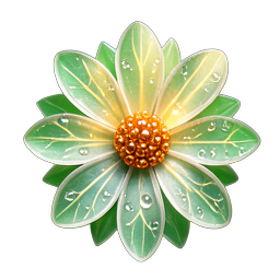 Flower Daisy (HD-2D) — 256×256 pixel art sprite