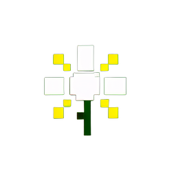 Flower Daisy (Low-Res) - 256x256 pixel art sprite