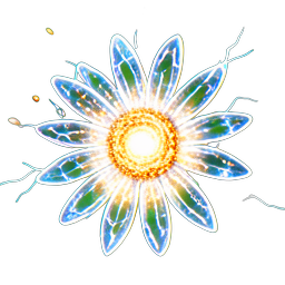 Flower Daisy (VFX) - 256x256 pixel art sprite