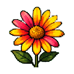 Margarida — sprite pixel art 256×256