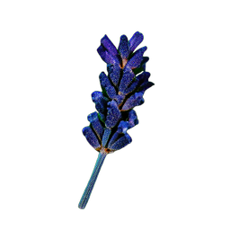 Flower Lavender (Cinematic) - 256x256 pixel art sprite
