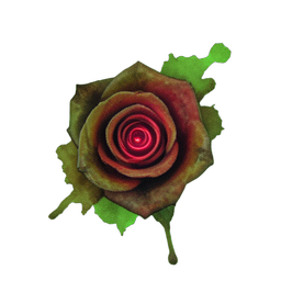 Flower Rose (Atmospheric) - 256x256 pixel art sprite