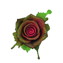 Flower Rose (Atmospheric) — 256×256 pixel art sprite