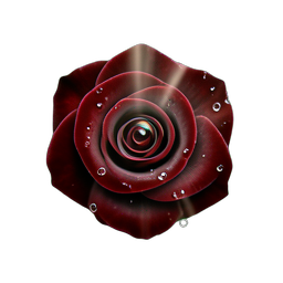 Flower Rose (HD-2D) - 256x256 pixel art sprite