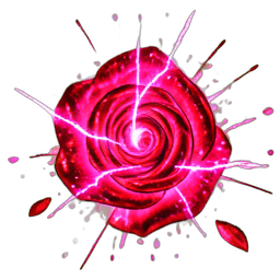 Flower Rose (VFX) - 256x256 pixel art sprite