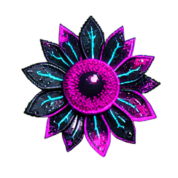Girassol (Cyberpunk) — sprite pixel art 256×256