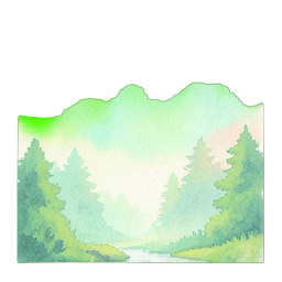 Waldnebel (Pixelkunst) — 256×256 Pixel-Art-Sprite