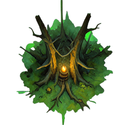 Forest Druid (Atmospheric) - 256x256 pixel art sprite