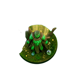 Druide de la Forêt (HD-2D) — sprite pixel art 256×256