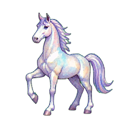 Pegaso del Bosque — sprite pixel art 256×256