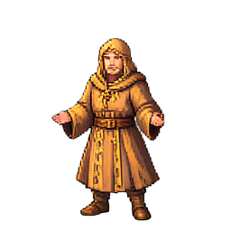 Schmiedekler — 256×256 Pixel-Art-Sprite