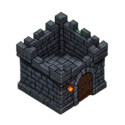 Fortress (16-Bit) — 256×256 pixel art sprite