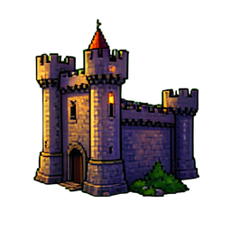 Fortaleza — sprite pixel art 256×256