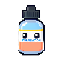 Grundflasche — 256×256 Pixel-Art-Sprite