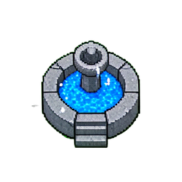 Fountain (16-Bit) - 256x256 pixel art sprite