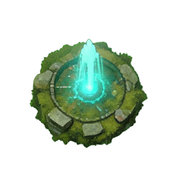 Fountain (Atmospheric) - 256x256 pixel art sprite