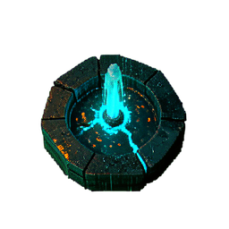 Fountain (Cinematic) - 256x256 pixel art sprite