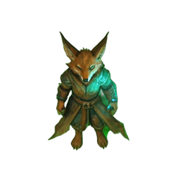 Fox Mage (Atmospheric) - 256x256 pixel art sprite