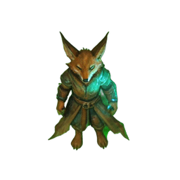 Mago Raposa (Atmospheric) — sprite pixel art 256×256