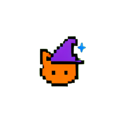 Mago Zorro (Baja Resolución) — sprite pixel art 256×256