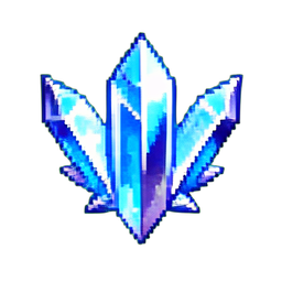 Freeze Crystal - 256x256 pixel art sprite