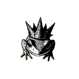 Frog Prince (1-Bit) - 256x256 pixel art sprite