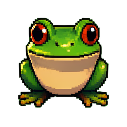 Frog Prince - 256x256 pixel art sprite
