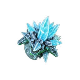 Géant Glace (HD-2D) — sprite pixel art 256×256