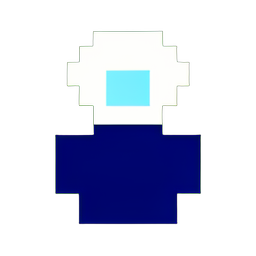 Gigante de Escarcha (Baja Resolución) — sprite pixel art 256×256
