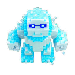 Frost Giant (Voxel) - 256x256 pixel art sprite