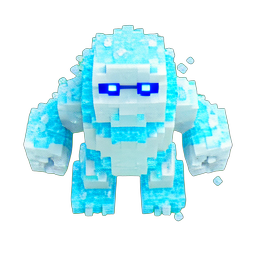 Frost Giant (Voxel) — 256×256 pixel art sprite