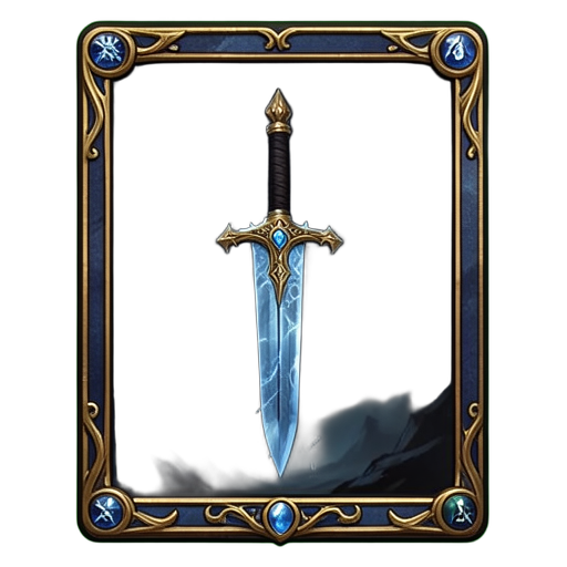 Frostbiss Rapier — 512×512 Pixel-Art-Sprite