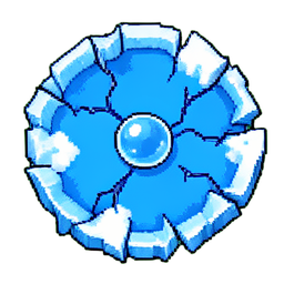 Frozen Pond (16-Bit) - 256x256 pixel art sprite
