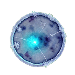 Frozen Pond (Atmospheric) - 256x256 pixel art sprite