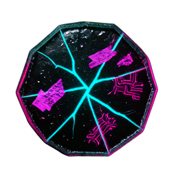 Gefrorener See (Cyberpunk) — 256×256 Pixel-Art-Sprite