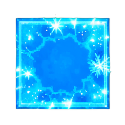 Gefrorenes Wasser-Tile — 256×256 Pixel-Art-Sprite