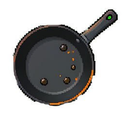 Frigideira (16-bit) — sprite pixel art 256×256
