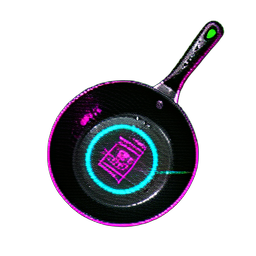 Frying Pan (Cyberpunk) - 256x256 pixel art sprite