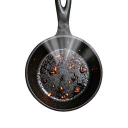 Frying Pan (HD-2D) - 256x256 pixel art sprite