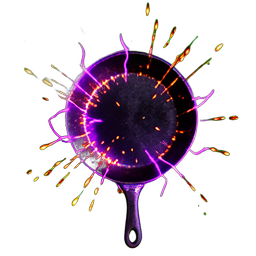 Frying Pan (VFX) - 256x256 pixel art sprite