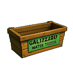 Bacia Galvanizada — sprite pixel art 256×256