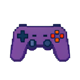 Controlador de juego — sprite pixel art 256×256