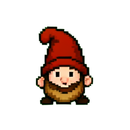 Garten-Nymphe — 256×256 Pixel-Art-Sprite