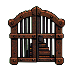 Gate Iron (16-Bit) - 256x256 pixel art sprite